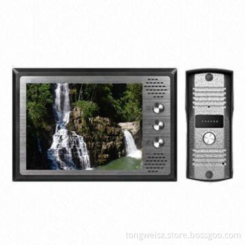 Audio doorphone with 7-inch TFT LCD screen, unlimited outdoor surveillance functionNew
